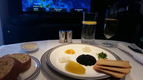 Fabulous Fridays Caviar Service In International First Class With Additional Servings