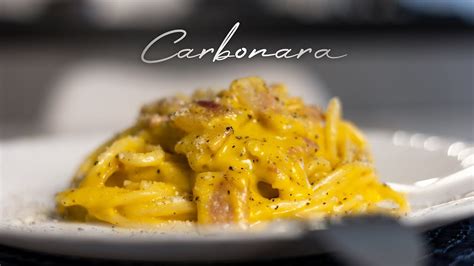 Pasta Carbonara The One And Only How To Make Youtube