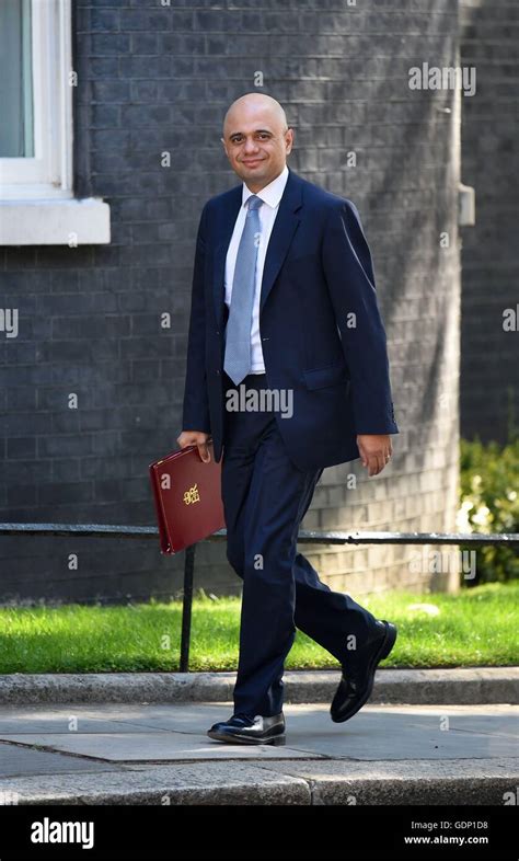 Communities Secretary Sajid Javid Arrives In Downing Street London