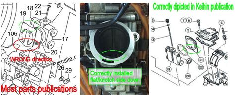 Keihin Fcr Vacuum Release Plate Install Direction Drz400 Faq