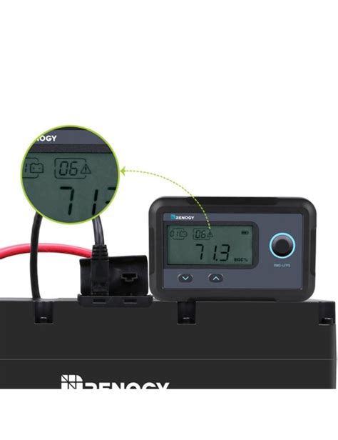 Renogy Battery Monitor Per La Serie Batterie Al Litio Lifepo4 Smart Rms Lfps En