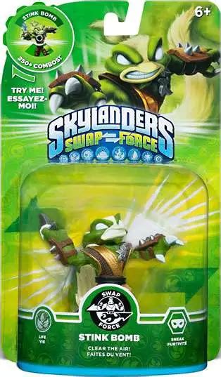 Skylanders Swap Force Swappable Stink Bomb Figure Pack Activision - ToyWiz