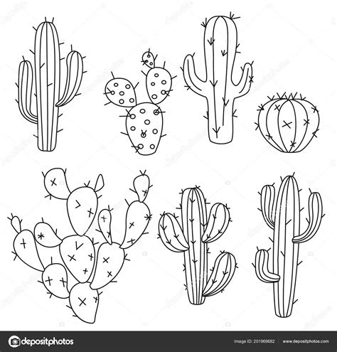 Cactus Outline SVG