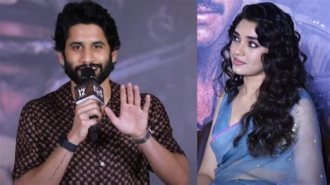 Naga Chaitanya Speech At Custody Movie Press Meet Krithi Shetty