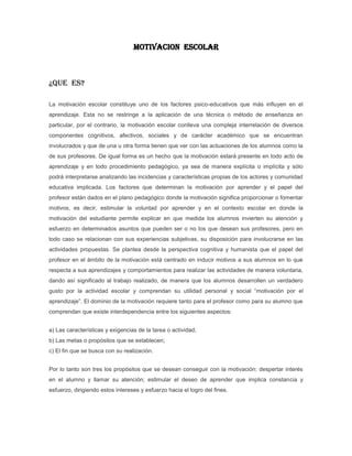 Motivacion Escolar PDF