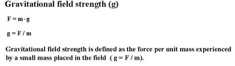 Gravitational Field Strength Formula / Why does gravitational field strength vary from planet to ...