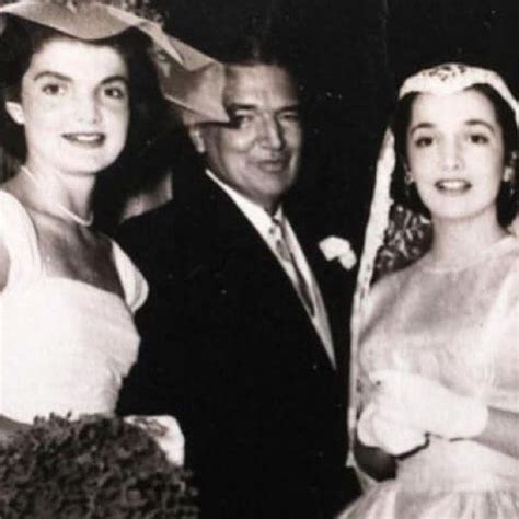 Jackie,Jack Bouvier and Lee on her wedding day.Lee married Michael ...