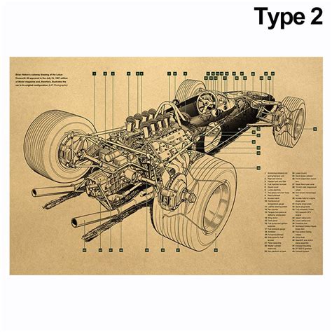 Vintage Rocket Drawings Bars Cafe Adornment Warship Design Wall