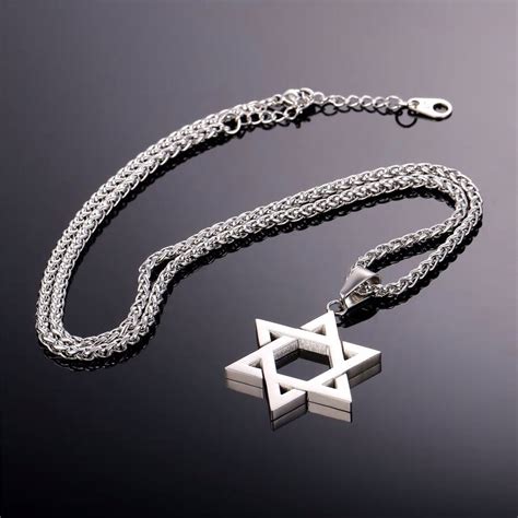 Star of David Necklace Men's [2020 - Silver, Gold, Black] – Jewelrify