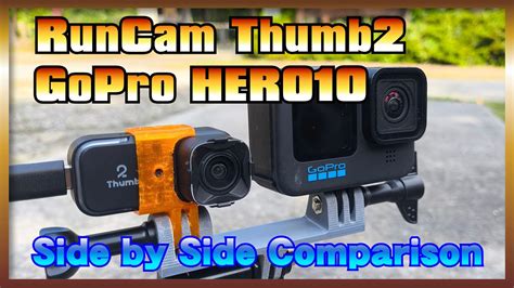 K Fpsruncam Thumb Vs Gopro Side By Side Comparison Youtube