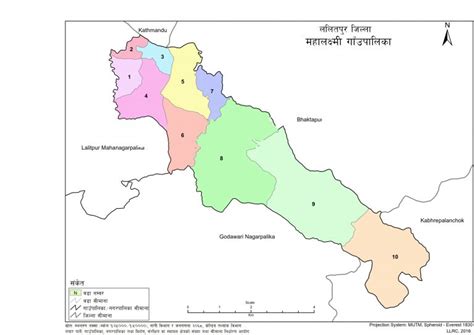 Map of Mahalaxmi Municipality, Lalitpur, Nepal – Nepal Archives