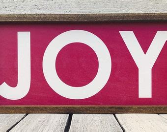 Joy Christmas Sign - Etsy