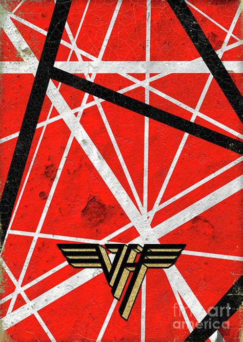 Rock Posters Posters And Prints Van Halen Logo Guitar Patterns