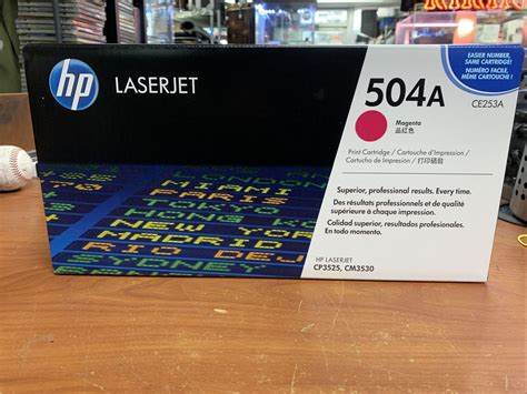 Genuine Hp Ce253a 504a Magenta Toner Cartridge New Sealed Ebay