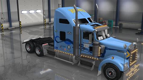 UNCLE D LOGISTICS WERNER TRUCKING KENWORTH W900 MOD Mod ATS Skins ATS