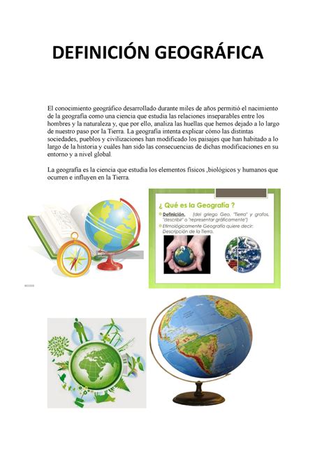 Definición Geografia Geografía imagen y definiciones DEFINICIÓN