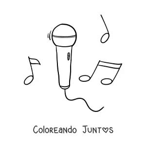 Dibujos De Micr Fonos Para Colorear Gratis Coloreando Juntos