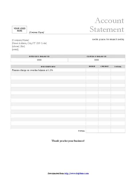 fillable bank statement template pdfsimpli