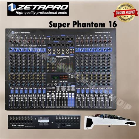 Jual MIXER AUDIO ZETAPRO SUPER PHANTOM 16 COMPRESSOR Zetapro