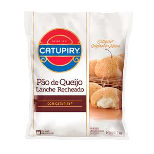 P O De Queijo Coquetel Recheado Catupiry Original Kg Catupiry