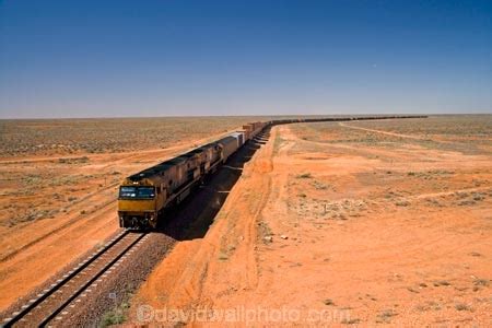 Freight Train At Coondambo Outback South Australia Australia