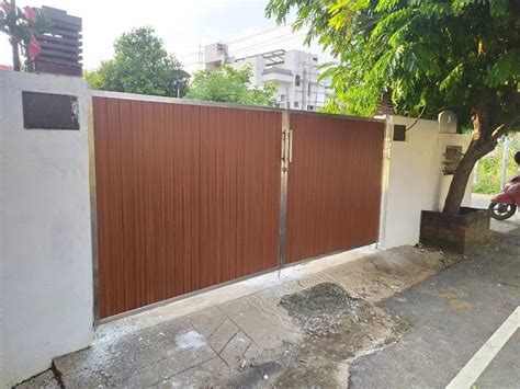 Modern Ss Gate With Hpl For Home At Rs 1600 Sq Ft In Chennai Id