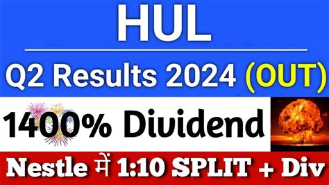 1 10 SPLIT Hindustan Unilever Q2 Results 2024 Hindustan Unilever