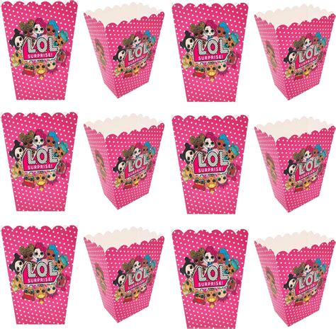 Kruce 30 Pc Lol Party Popcorn Boxeslol Party Supplies Favors For