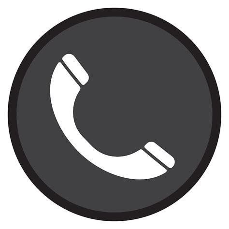 Diseño de icono de teléfono creativo Vector Premium