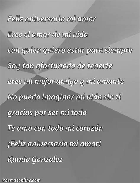 5 Mejores Poemas De Feliz Aniversario Mi Amor Poemas Online