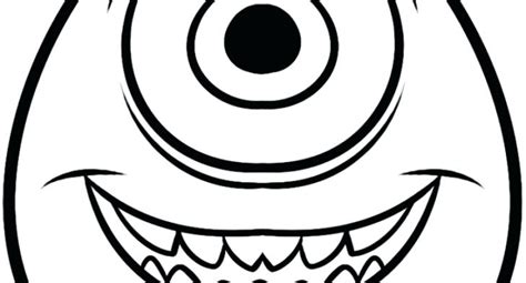 Mike Wazowski Coloring Page At Free Printable