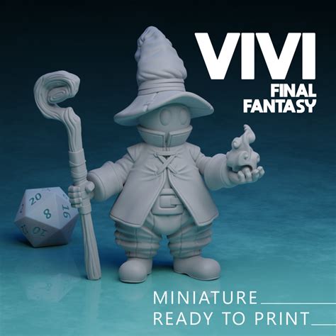 Stl File Vivi Ornitier Final Fantasy D Ready To Print D Printing