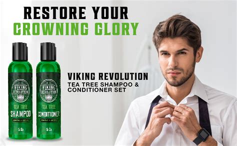 Amazon Viking Revolution Tea Tree Shampoo And Conditioner Set