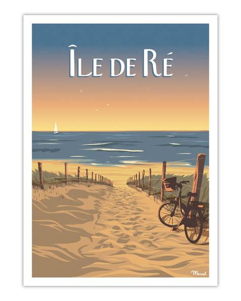 Affiches Vintage Et Retro Poster Vintage Marcel Travel Poster Retro