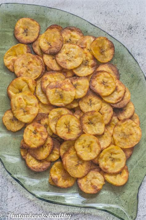 Air Fryer Plantain Chips That Girl Cooks Healthy