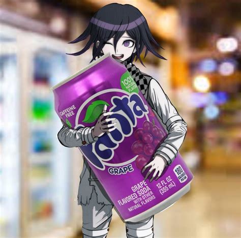 Kokichi Ouma Holding A Giant Panta Can Danganronpa