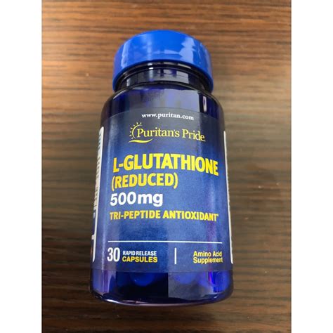 Jual Puritans Pride L Glutathione Mg Capsules Shopee Indonesia