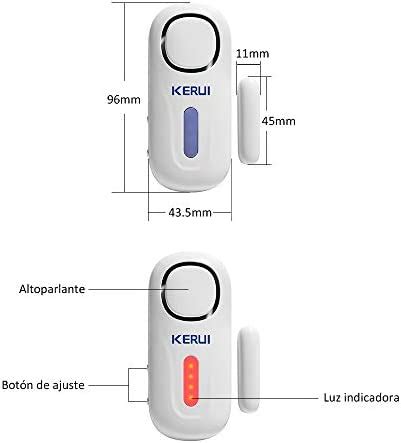 Kerui D Sensor De Alarma Para Puertas Y Ventanas Con Sistema De Alarma