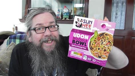 Sun Hee Udon Noodle Bowl Spicy Kung Pao Review Youtube