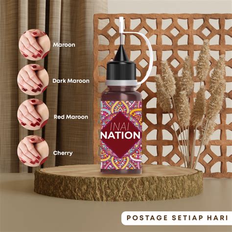 Inai Nation Kuku Viral Tahan Lama Mesra Wudhuk Dan Sah Solat Halal