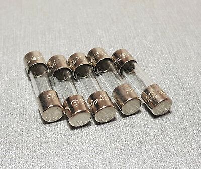 5Pcs 800mA Glass Fuse M205 5x20mm Fast Blow F800mAL 250V BUSSMAN EBay