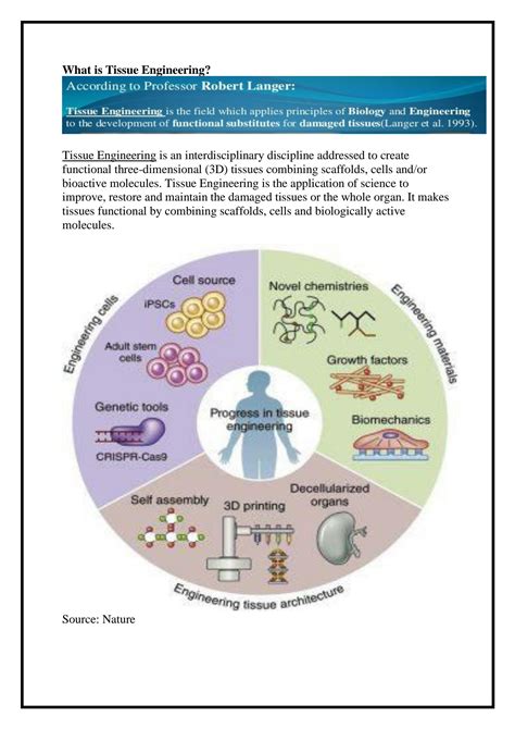SOLUTION: Applications of tissue engineering - Studypool