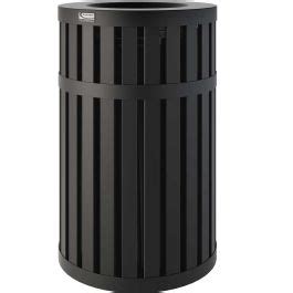 Gallon Round Slatted Metal Trash Can Suncast Corporation