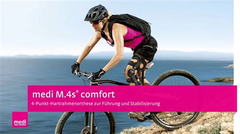 Medi M 4s Comfort Hartrahmen Knieorthese Anlegen Anziehanleitung