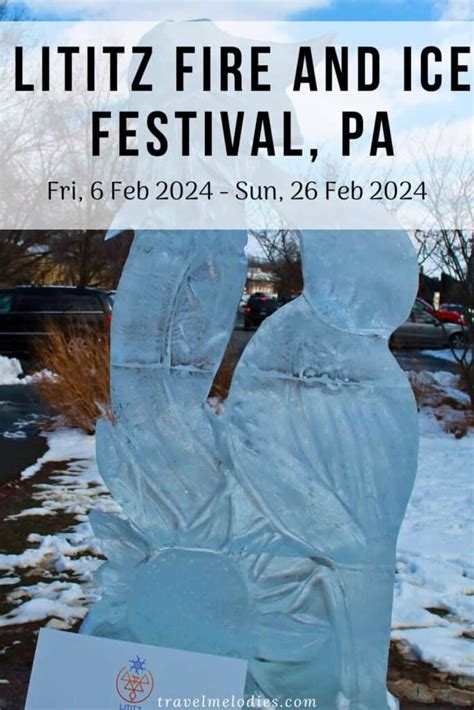 Lititz Fire and Ice Festival 2024