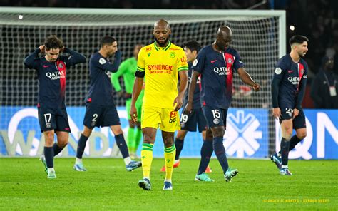 FC Nantes Paris SG FC Nantes 2 1 Les Jaune Et Vert Battus D Une