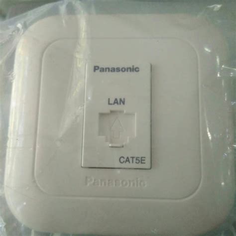 Jual Stop Kontak Data Rj45 Cat5e Tanam Panasonic Wej2488 Kota