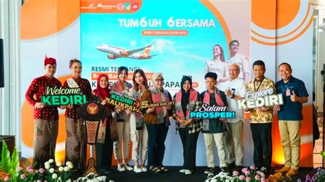 Bandara Dhoho Kediri Resmi Layani Penerbangan Rute Balikpapan Kediri