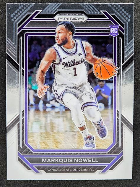 2023 24 Prizm Draft Picks Base 5 Markquis Nowell RC Wildcats EBay