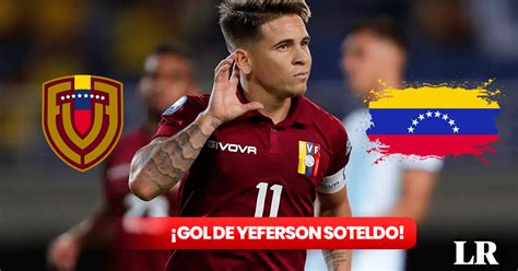 Gol De Venezuela Vs Chile Yeferson Soteldo Anota El 1 A 0 Para La Vinotinto En El Partido Por